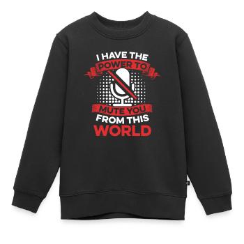 Tontechniker Sound Audio Engineer - Kinder Premium Organic Sweatshirt - Schwarz - Vorne - AI Model Kid Female (0cm)
