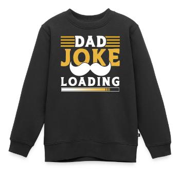 Dad Joke Papa Witz Vater Jokes - Kinder Premium Organic Sweatshirt - Schwarz - Vorne - AI Model Kid Female (0cm)