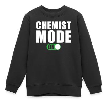 Chemiker Modus Ein - Kinder Premium Organic Sweatshirt - Schwarz - Vorne - AI Model Kid Female (0cm)