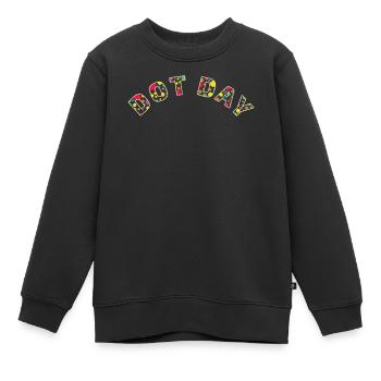 Art Dot Colorful Pattern International Dot Day - Kinder Premium Organic Sweatshirt - Schwarz - Vorne - AI Model Kid Female (0cm)