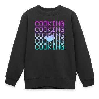 Cuire - Sweat Premium enfant bio - noir - Devant - AI Model Kid Female (0cm)