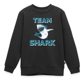 Équipe Hai - Sweat Premium enfant bio - noir - Devant - AI Model Kid Female (0cm)