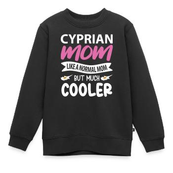Zypern - Kinder Premium Organic Sweatshirt - Schwarz - Vorne - AI Model Kid Female (0cm)