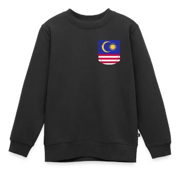 Malaysia - Kinder Premium Organic Sweatshirt - Schwarz - Vorne - AI Model Kid Female (0cm)