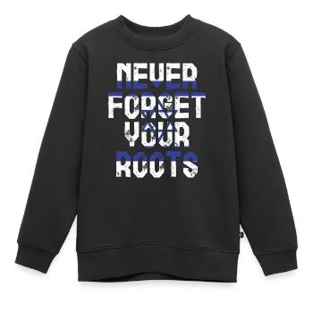 Zypern - Kinder Premium Organic Sweatshirt - Schwarz - Vorne - AI Model Kid Female (0cm)