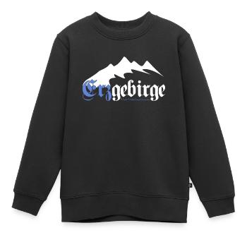 Erzgebirge Berg Wandern Walder Rauschen - Kinder Premium Organic Sweatshirt - Schwarz - Vorne - AI Model Kid Female (0cm)