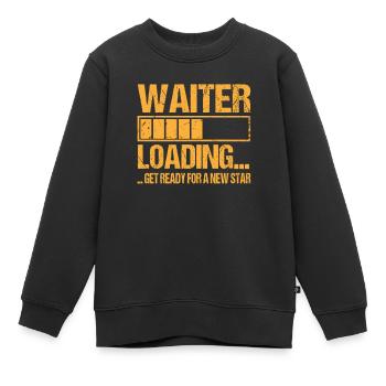 Chargement du serveur Formation du serveur - Sweat Premium enfant bio - noir - Devant - AI Model Kid Female (0cm)