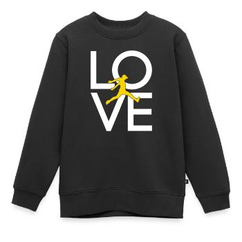 Parkour - Kinder Premium Organic Sweatshirt - Schwarz - Vorne - AI Model Kid Female (0cm)