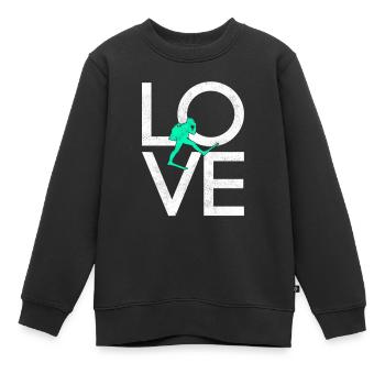 Plonger - Sweat Premium enfant bio - noir - Devant - AI Model Kid Female (0cm)