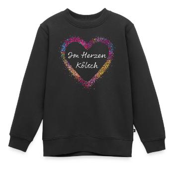 Kölsch Köln Kölle Cologne Colonia Karneval - Kinder Premium Organic Sweatshirt - Schwarz - Vorne - AI Model Kid Female (0cm)