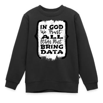 programming language biotech major computers - Kinder Premium Organic Sweatshirt - Schwarz - Vorne - AI Model Kid Female (0cm)