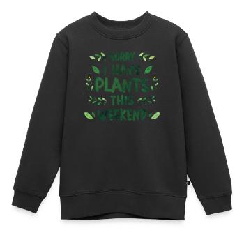 Gärtner Obstgarten Hobbygärtner Geschenk Garten - Kinder Premium Organic Sweatshirt - Schwarz - Vorne - AI Model Kid Female (0cm)