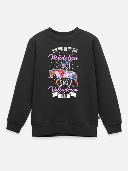 Voltigieren - Kinder Premium Organic Sweatshirt - Schwarz