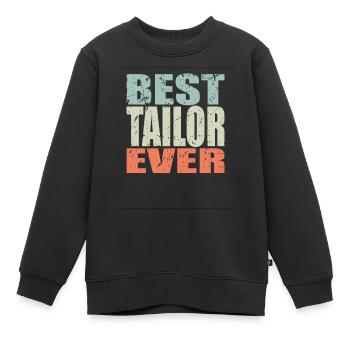 Best Schneider ever Schneider Geschenk - Kinder Premium Organic Sweatshirt - Schwarz - Vorne - AI Model Kid Female (0cm)
