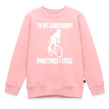 Mountain Bike Cycling Bicycle Tour Cycling - Kids Premium Organic Sweatshirt - rose - Front - AI Model Kid Female (0cm)