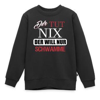 Erzgebirge Schwamme - Kinder Premium Organic Sweatshirt - Schwarz - Vorne - AI Model Kid Female (0cm)