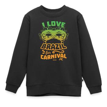 Brésil Rio de Janeiro Amérique du Sud Cadeau - Sweat Premium enfant bio - noir - Devant - AI Model Kid Female (0cm)