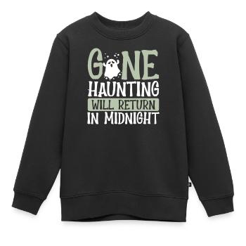 Gegangenes Spuk Wird Zurückkehren - Kinder Premium Organic Sweatshirt - Schwarz - Vorne - AI Model Kid Female (0cm)