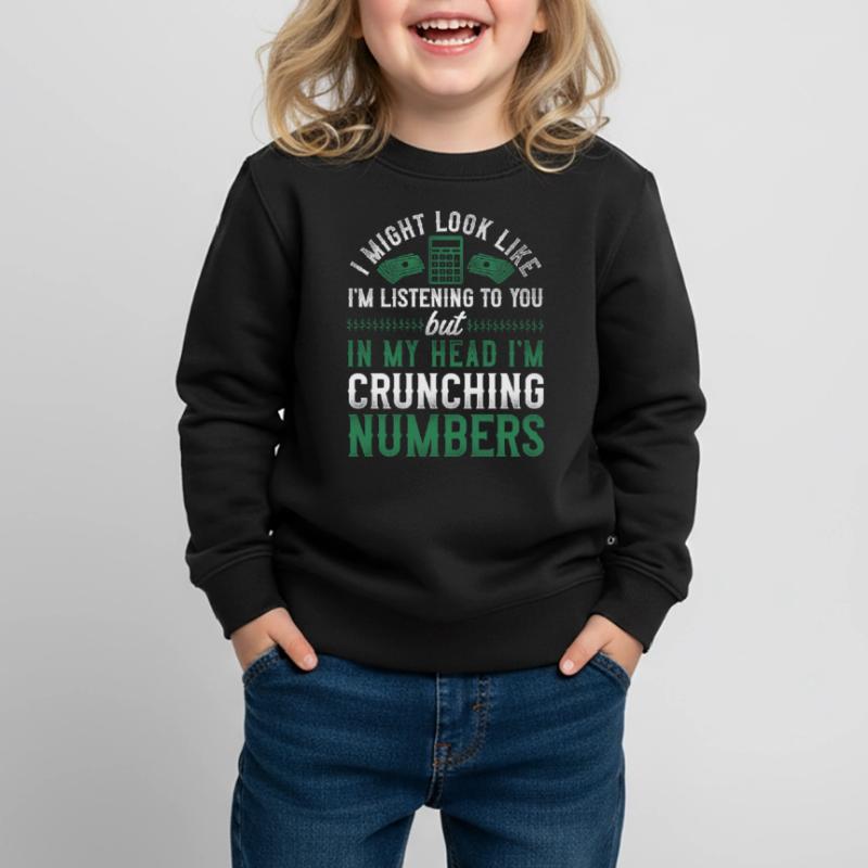 Comptable Comptable Comptable Comptabilité Sweat Premium enfant bio