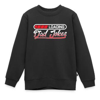 Dad Joke Papa Witz Vater Jokes - Kinder Premium Organic Sweatshirt - Schwarz - Vorne - AI Model Kid Female (0cm)