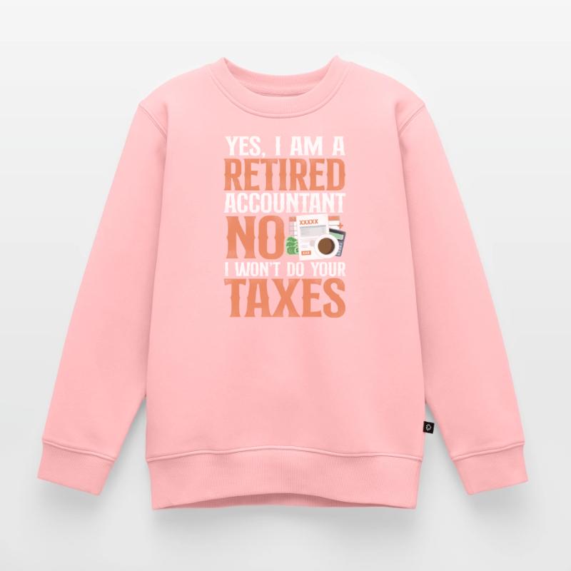 Comptable Comptable Comptable Comptabilité Sweat Premium enfant bio