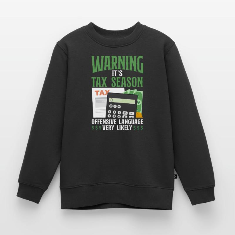 Comptable Comptable Comptable Comptabilité Sweat Premium enfant bio