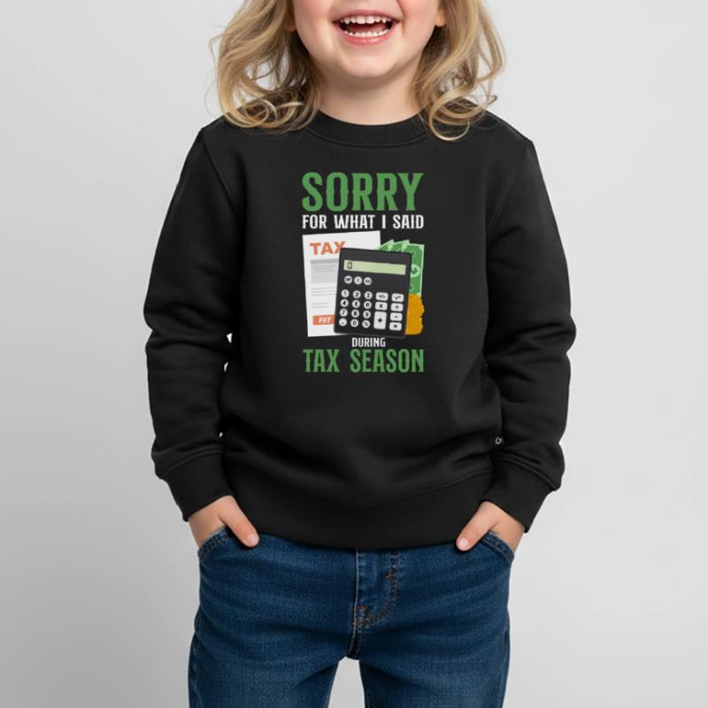 Comptable Comptable Comptable Comptabilité Sweat Premium enfant bio