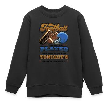 Main Event du spectacle de la mi-temps de football - Sweat Premium enfant bio - noir - Devant - AI Model Kid Female (0cm)