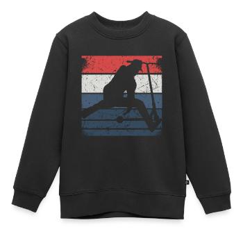 Stunt Scooter Kinder Stuntscooter Tretroller - Kinder Premium Organic Sweatshirt - Schwarz - Vorne - AI Model Kid Female (0cm)