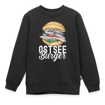 Ostsee Heimat Norddeutschland - Kinder Premium Organic Sweatshirt - Schwarz - Vorne - AI Model Kid Female (0cm)