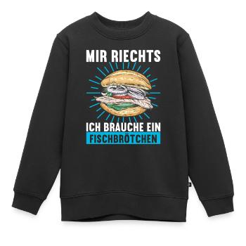 Ostsee Heimat Norddeutschland - Kinder Premium Organic Sweatshirt - Schwarz - Vorne - AI Model Kid Female (0cm)