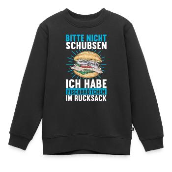 Ostsee Heimat Norddeutschland - Kinder Premium Organic Sweatshirt - Schwarz - Vorne - AI Model Kid Female (0cm)