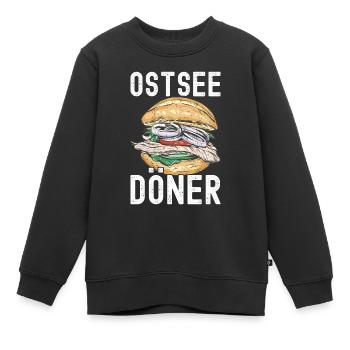 Ostsee Heimat Norddeutschland - Kinder Premium Organic Sweatshirt - Schwarz - Vorne - AI Model Kid Female (0cm)