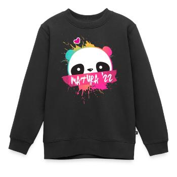 Matura '22 Maturant 2022 Motto Shirt - Kinder Premium Organic Sweatshirt - Schwarz - Vorne - AI Model Kid Female (0cm)