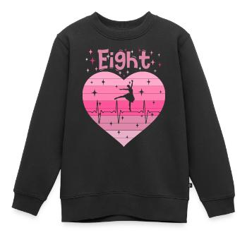 8. Geburtstag Ballett Ballerina Mädchen Tochter - Kinder Premium Organic Sweatshirt - Schwarz - Vorne - AI Model Kid Female (0cm)