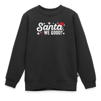 Funny Matching Familie Gruppe Weihnachten Pyjamas - Kinder Premium Organic Sweatshirt - Schwarz - Vorne - AI Model Kid Female (0cm)