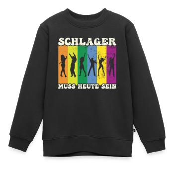 Volksmusik Party Dorffest Ouftit Deutsche Schlager - Kinder Premium Organic Sweatshirt - Schwarz - Vorne - AI Model Kid Female (0cm)
