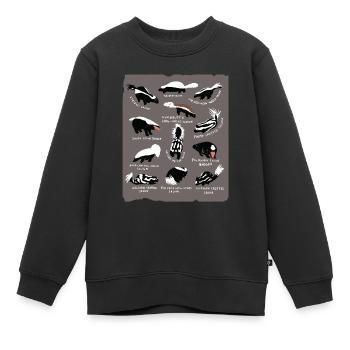 Skunk - Kids Premium Organic Sweatshirt - black - Front - AI Model Kid Female (0cm)