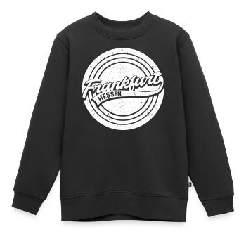 Frankfurt Hessen - Kinder Premium Organic Sweatshirt - Schwarz - Vorne - AI Model Kid Female (0cm)