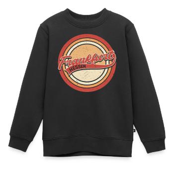 Frankfurt Hessen - Kinder Premium Organic Sweatshirt - Schwarz - Vorne - AI Model Kid Female (0cm)