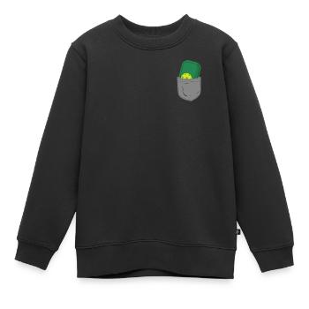 Pickleball Pocket - Kinder Premium Organic Sweatshirt - Schwarz - Vorne - AI Model Kid Female (0cm)