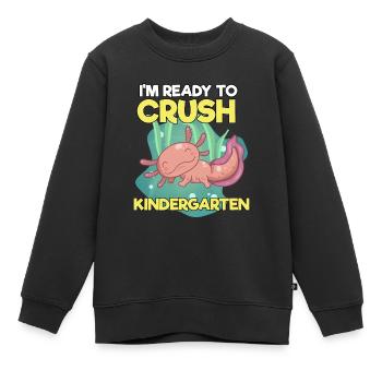 Kindergarten - Kinder Premium Organic Sweatshirt - Schwarz - Vorne - AI Model Kid Female (0cm)