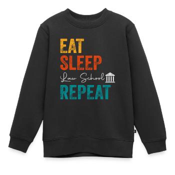 Jura Student Anwalt - Kinder Premium Organic Sweatshirt - Schwarz - Vorne - AI Model Kid Female (0cm)