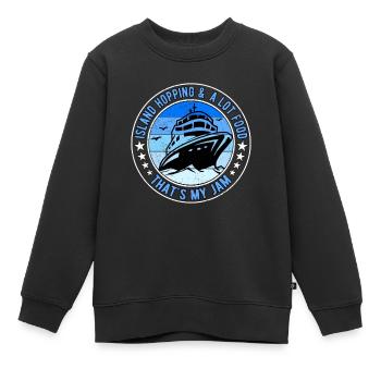 Croisière Croisière Croisière - Sweat Premium enfant bio - noir - Devant - AI Model Kid Female (0cm)