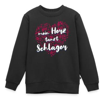 Fête de la musique folklorique Festival de village Ouftit Schlager allemand - Sweat Premium enfant bio - noir - Devant - AI Model Kid Female (0cm)