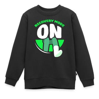Erholung Modus Ein Überlebender Patient Erholen - Kinder Premium Organic Sweatshirt - Schwarz - Vorne - AI Model Kid Female (0cm)