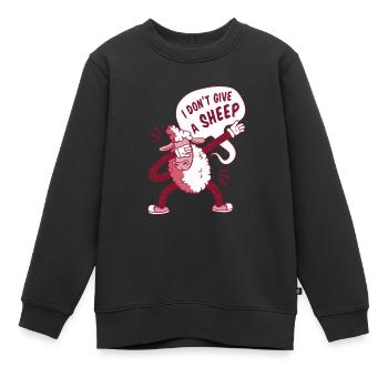 Conception 40 - Sweat Premium enfant bio - noir - Devant - AI Model Kid Female (0cm)