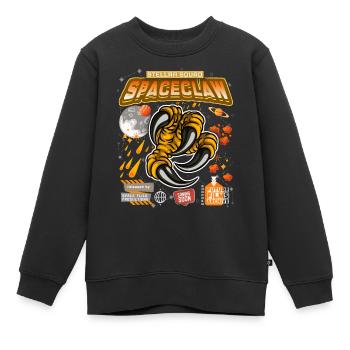 Kralle im Weltraum Science Fiction lustiger Spruch - Kinder Premium Organic Sweatshirt - Schwarz - Vorne - AI Model Kid Female (0cm)