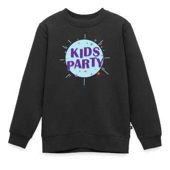 Kids Party Party Dance Music Friends - Sweat Premium enfant bio - noir - Devant - AI Model Kid Female (0cm)