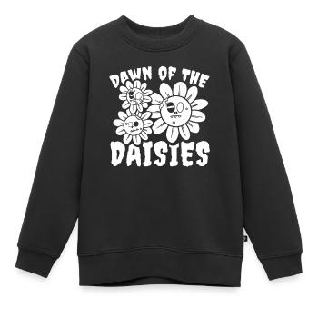 Marguerite Marguerite Jardin OiesFleur - Sweat Premium enfant bio - noir - Devant - AI Model Kid Female (0cm)